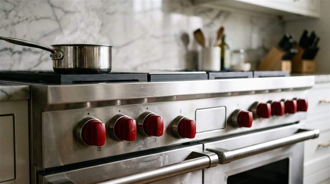 Professional range knobs